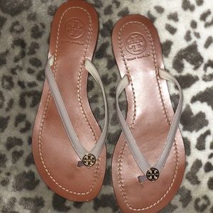Tory Burch Patent Leather Thong Sandal